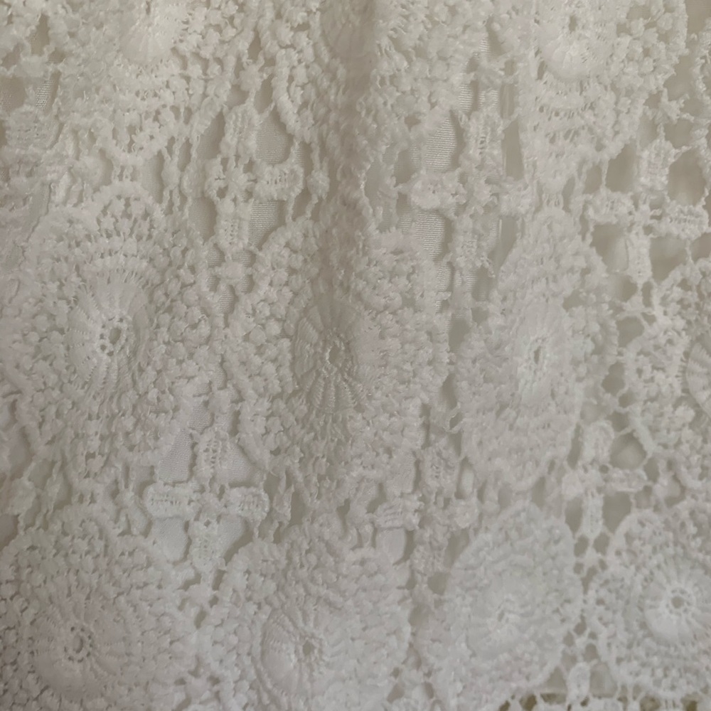 Alice Blue Lace Bardot Top with Straps - Picture 6 of 9